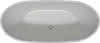 DU DuraVato BW,Freist.,Oval,Weiß,Acryl 1800x800x690mm,RS 2,incl.FG u.AÜL-Garn.