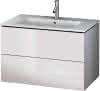 DU L-Cube WTU wh 820x481x550mm, 2SK tip- on, f. 1 ME by Starck WT Mi SAS, ws smt