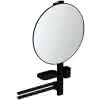 IS Beauty Bar Accessoires-Kombi. Alu+ L800 mit Spiegel d:500mm Silk Black