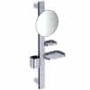 IS Beauty Bar Accessoires-Kombi. Alu+ S700 mit Spiegel d:200mm Silver