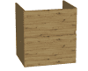 sanibel-WT-Unterbau FLEX PLUS WYBJ056 560mm breit Schubl/Auszug Eiche Urban