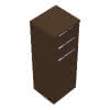sanibel-Mittelschrank 2.0 FLEX UHIK035 350x980mm Basaltgrau