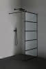 Inloop Black Series Black Stripes 1400x2100mm Beschlag schwarz