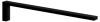 KE Handtuchhalter E11 11120, 1-tlg., 450 mm, schwarz-matt