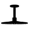 GROHE Kopfbrauseset Rainsh. SmartActive 310 22124 2 Strahl D.ausl. phantom black