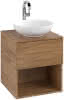 ARTO-Konsolen-Unterschrank 500mm f AWT38 1 Ausz 1 Aussch mLB C520H1 RH Oak Kansas
