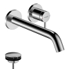 HG 2-Loch Waschtischmischer Unterputz Tecturis S F-Set 225 mm Auslauf chrom