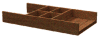 SA Inneneinteilung für Auszüge T350 (ZB430) 43x173x323
