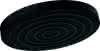 sanibel 3001-Kopfbrause EcoPlus A23 rund 260mm DN15 Powderrain Antikalk schwarz