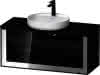 DU Vitrium Kons.WTU,Wdh,Ausz:1,Grl:Graph 1000x420x459mm,m.IB,Eiche Schw.Matt,Dek