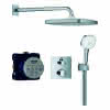 GROHE UP-Duschsystem Grohtherm 34871 mit FMS eck./SmartBox/Kopfb./Brauseset chrom