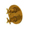 FMS zu Unterputzthermostat, 2-Wege, BG 250 4133 3 BG, brushed gold