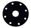 FLANSCHPLATTE D-240 X 10 G 6-4"  EM1 mit 6/4" Muffe ohne Dichtung