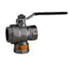 comfort-Heizungsfilterkugelhahn DN 20 (3/4") IG mit Magnet u. Hebelgriff Ms/vc