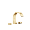 DO WT-3-Lochbatt. mit Ablaufgarnitur CYO 20713811 Messing gebürstet (23kt Gold)
