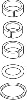 DO Dichtungssatz Auslauf ERSATZTEILE 90141502001 10 x 10 x 2 mm