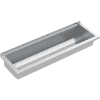 AR Waschrinne, PLANOX, Edelstahl, W.-Mont., 1000x210x382 mm, o. Arm-bank