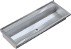 AR Waschrinne, PLANOX, Edelstahl, W.-Mont., 2100x210x442 mm, m. Arm-bank
