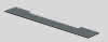 AS-Aluminium Ablage Breite 80 cm x Tiefe 14 cm