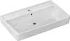 HG Waschtisch Xanuia Q 800x480mm m.Hahnloch u.Überlauf weiß