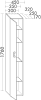 BB Hochschrank (HSCN045) Sys30, 320x450x1760, PG1