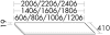 BB Konsolenplatte (WPGF160) Sys30, 410x1606x19, KPF Melamin