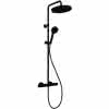 IS Duschsystem Ceratherm T25+ Eco mit Brausethermostat Silk Black