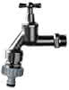 comfort-Auslaufventil HD mit RB und SA, RV DN 20 (3/4") matt vc