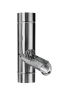 Zink Regenwasserklappe DM100 mit V2A Sieb