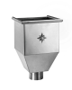 Zink Wasserfangkasten DM80 quadratisch 370x250x250