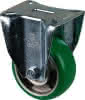 Bockrolle D.100mm Trgf.200kg PU Platte L105xB85mm Farbe Rl.blau BS ROLLEN