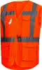 Warnweste 7118 Gr.M neonorange EN ISO