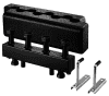 OVENTROP-Verteilerbalken für Regumat DN 25, für 2 Heizkreise, Stahl