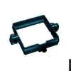 RZ Kastenrohrschelle, für Schraubstift 120 / 120 mm, PPBG