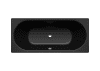 Badewanne CL DUO 160x70cm more4YOU, schwarz matt
