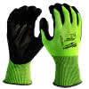 Schnittschutzhandschuhe HI VIS K4D Gr.7 
