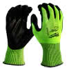 Schnittschutzhandschuhe HI VIS K4D Gr.8 
