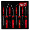 Montagehaken Set 8 teilig je2x flach und gebogen, 2x90G, 2x45G