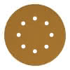 Schleifblätter  125 mm 4932492202 K240, 8-Loch Premium