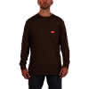 Langarm Shirt WTLSBR L braun mit UV Schutz