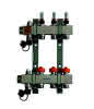 SCHÜTZ Dynamischer HK-Verteiler 90-3 für 3 HK aus Edelstahl, Länge 220 mm