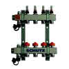 SCHÜTZ Dynamischer Verteiler 90-3 für 4 Heizkreise aus Edelstahl, Länge 270 mm