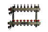 SCHÜTZ Dynamischer HK-Verteiler 90-3 für 8 HK aus Edelstahl, Länge 470 mm