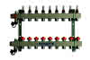 SCHÜTZ Dynamischer HK-Verteiler 90-3 für 9 HK aus Edelstahl, Länge 520 mm