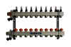 SCHÜTZ Dynamischer HK-Verteiler 90-3 für 10 HK aus Edelstahl, Länge 570 mm