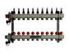 SCHÜTZ Dynamischer HK-Verteiler 90-3 für 11 HK aus Edelstahl, Länge 620 mm