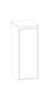 SCALIDO-Mittelschrank KP 320x850x350mm 1 Tür links Farbvariante G/L/G