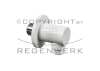 REGENWERK White Edition - WAB, rund Messing weiss matt