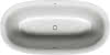 DU White Tulip BW Oval 1800x900,Freist. Acryl,Nahtl.VK, Rückenschr.2 L/R,Weiß