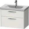 DU D-Code 2.0 WTU Wandh. Schubk. 2, 784x 555x460,Griff Chrom,Weiß Matt